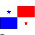 Panama Flag, PNG