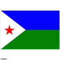 Djibouti Flag, PNG
