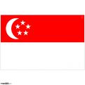 Singapore Flag, PNG