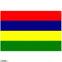Mauritius Flag, PNG