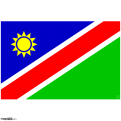 Namibia Flag, PNG