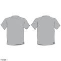 T-Shirt Front and Back - Grey