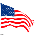 US Flag Waving
