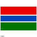 Gambia Flag