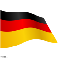 Germany Flag, Waving