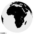 Detailed Globe: Africa