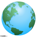 Globe, Blue and Green