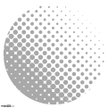 3D Globe, Dot Matrix Shading 3