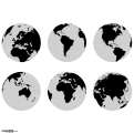 Free PNG Globes Set 1