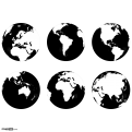 Free PNG Globes Set 2