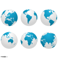 Free PNG Globes Set 4