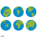 Free PNG Globes Set 5