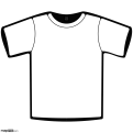 Free T-Shirt Template 2 - Black