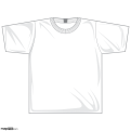 T-Shirt Template, Shaded