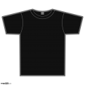 T-Shirt Template - Black