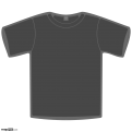 T-Shirt Template 2 - charcoal