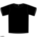 T-Shirt Template 2 - Black