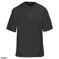 T-Shirt Template Charcoal 2