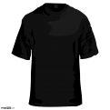 T-Shirt Template Black