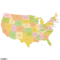 USA States Map