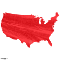 USA Map as a Red Flag