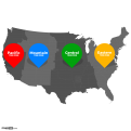 US Time Zones Map 2