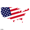 American Flag Map