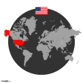 USA World Map