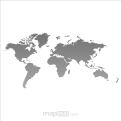 World map, perspective