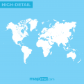 Inverse transparent world map